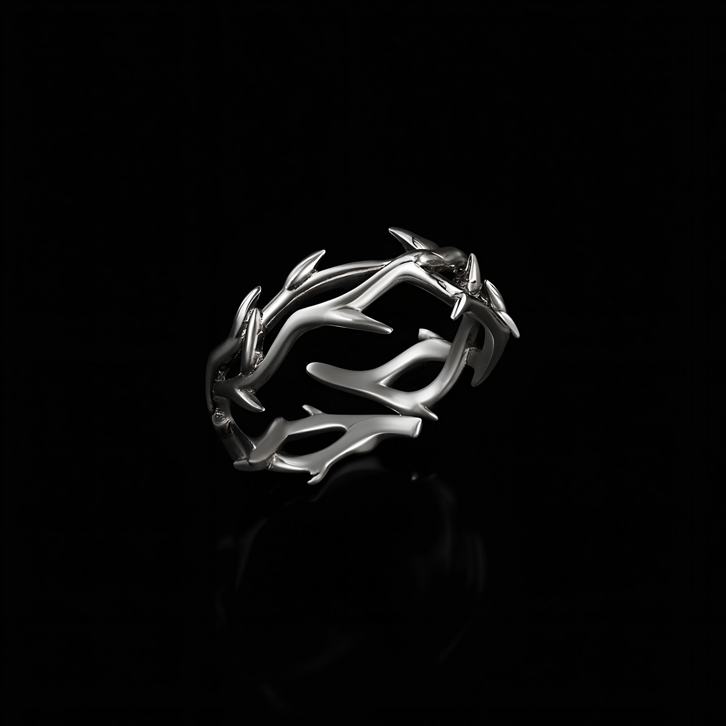 Crown of Thorns Ring – Silver Edition