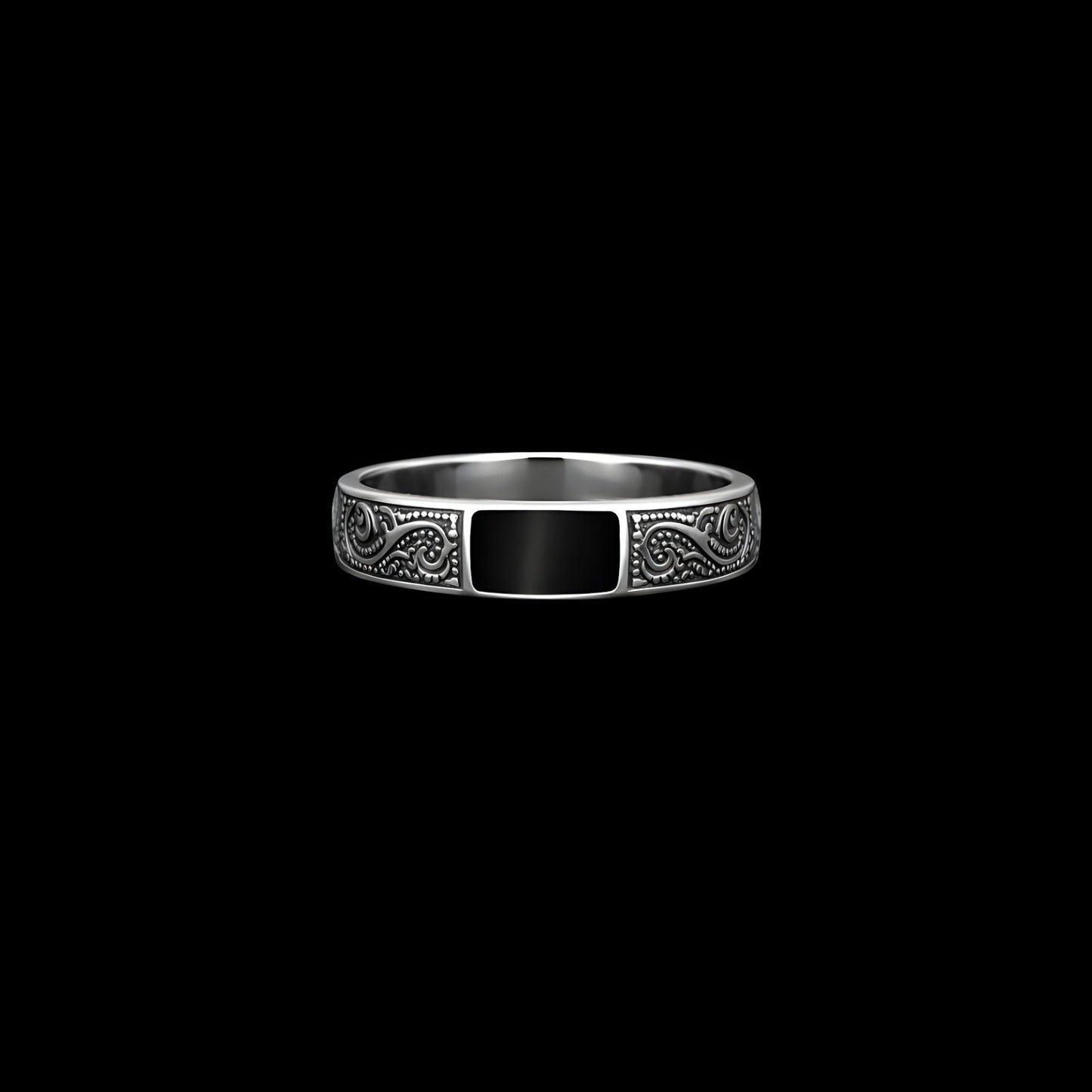 Midnight Sigil Ring (Adjustable)
