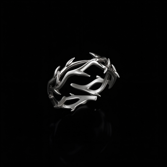 Crown of Thorns Ring – Silver Edition
