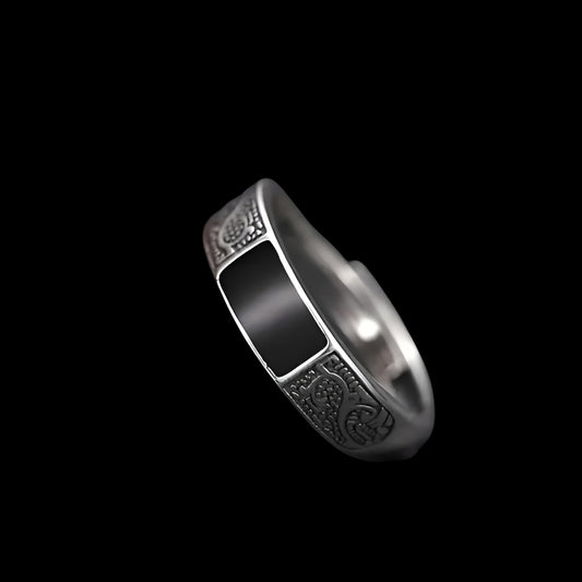 Midnight Sigil Ring (Adjustable)